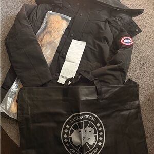 Canada Goose Black Quilted Jacket with Branded Tags